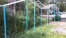 Площадка для воркаута в городе Хабаровск №2296 Средняя Современная фото